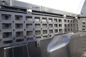 Toyota Tacoma Molle Panel - Passenger Side Bed - Fishbone Offroad - Long Bed - Black - `16-`27